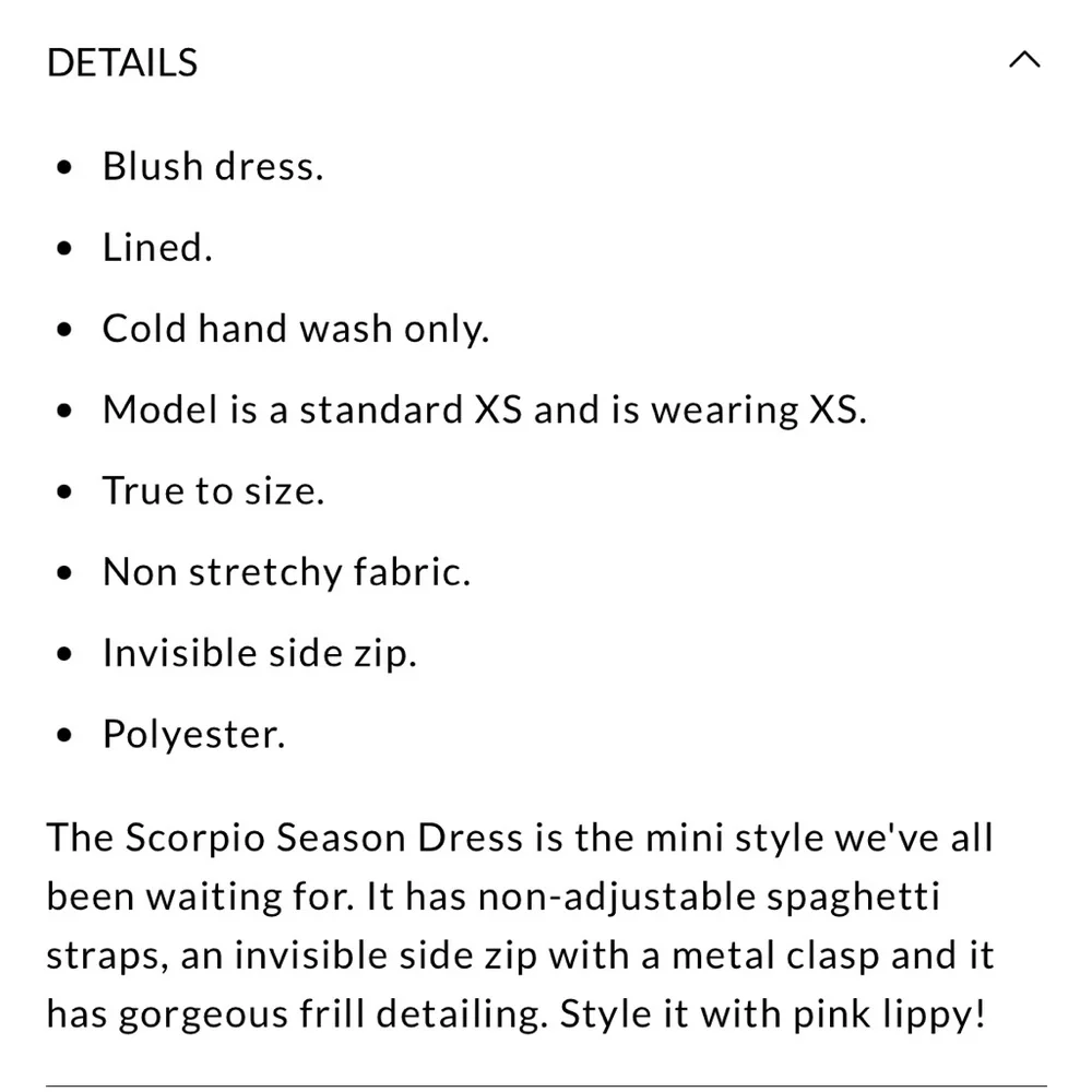 Hello Molly SCORPIO SEASON DRESS BLUSH Elegant Pink Ruffle Hem Dress - Picture 4 of 12
